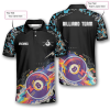 3d All Over Ball 8 Color Black Blue Custom Billiard Shirts For Men 4