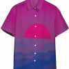 Bisexual Pride Sunrise Hawaii Shirt Hawaiian Short Sleeve Shirt Bisexual Pride Hawaiian Shirt 2