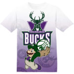 Customized NBA Milwaukee Bucks Mario Shirt