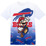 Customized NFL Buffalo Bills Super Mario Shirt
