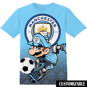 Customized Football Manchester City Super Mario Shirt