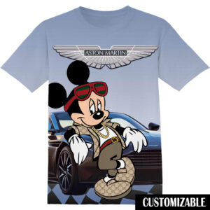 Customized Aston Martin Disney Mickey Shirt