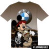 Customized Harley Davidson Disney Mickey Shirt