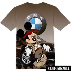 Customized Bayerische Motoren Werke AG BMW Disney Mickey Shirt