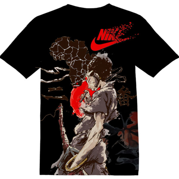 Customized Afro Samurai Manga Shirt