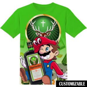 Customized Jagermeifter Super Mario Shirt