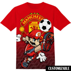 Customized Football Manchester United Super Mario Shirt