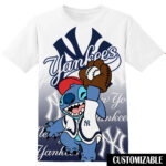 Customized MLB New York Yankees Stitch Shirt QDH