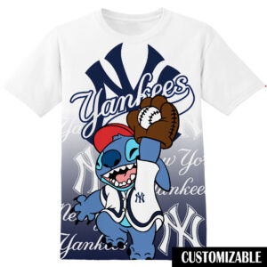 Customized MLB New York Yankees Stitch Shirt QDH