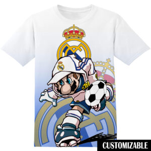 Customized Football Real Madrid Super Mario Shirt