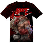 Customized Gaming Street Fighter Ryu Kawaii Shirt