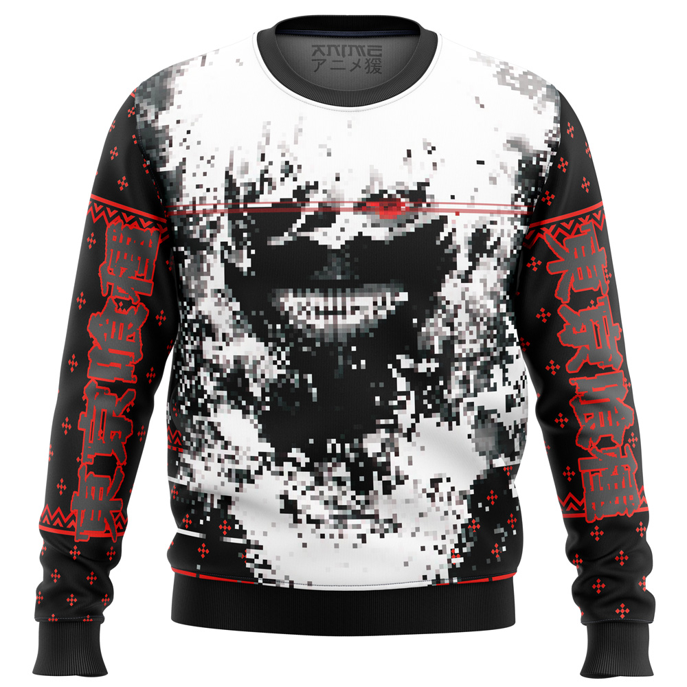 Tokyo Ghoul Kaneki Splatter Ugly Christmas Sweater