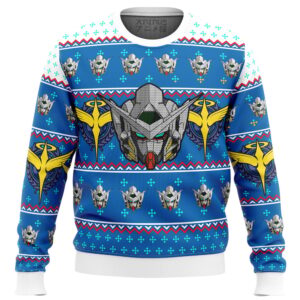 Gundam Helmet Ugly Christmas Sweater