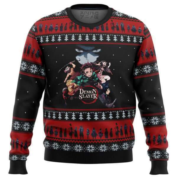 Demon Slayer Poster Ugly Christmas Sweater