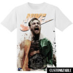 Customized Retro Conor McGregor Boxing Shirt Shirt QDH