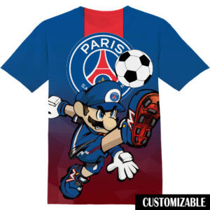 Customized Football Paris Saint Germain FC Super Mario Shirt