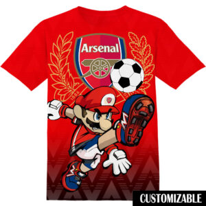 Customized Football Arsenal Super Mario Shirt