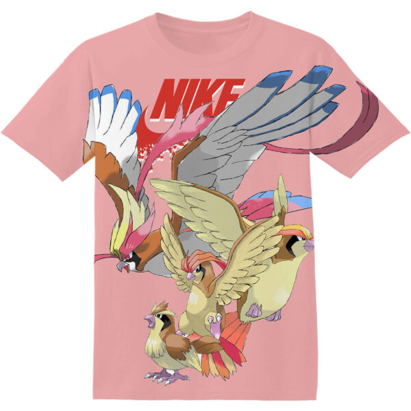 Customized Pokemon Pidgey Pidgeotto Pidgeot Evolution Shirt