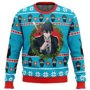 Aki Chainsaw Man Ugly Christmas Sweater