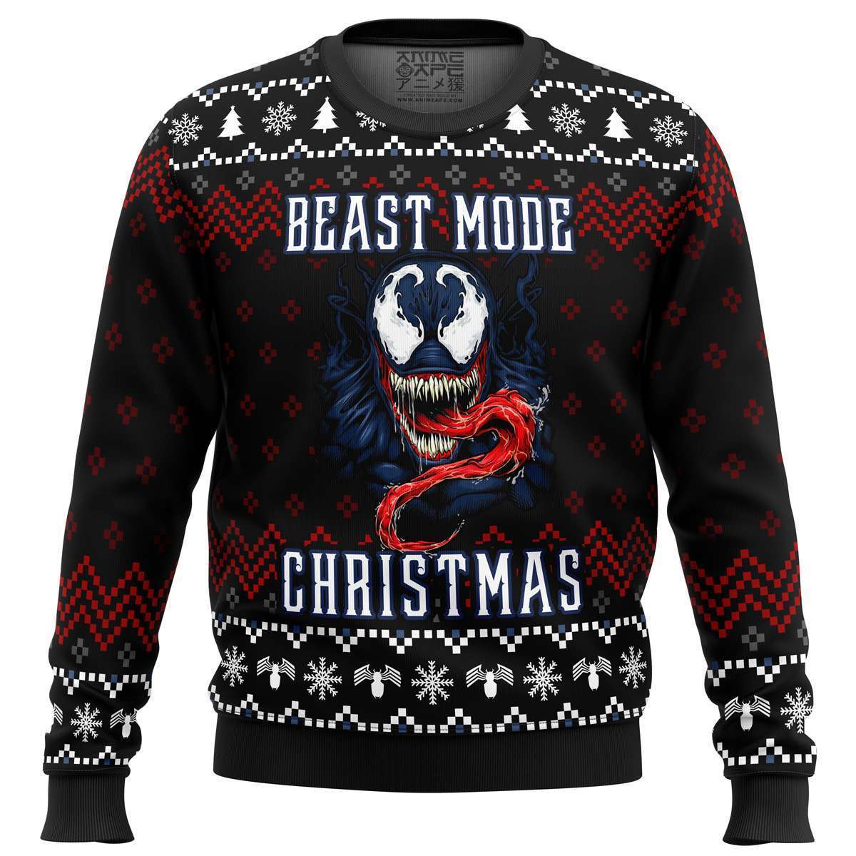 Venom Beast Mode Christmas Ugly Christmas Sweater