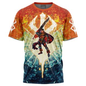 Black Swordsman Guts Berserk 3D T-Shirt, Berserk Hoodies New Release