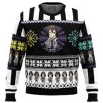 Chibi Christmas Obanai Iguro Demon Slayer Ugly Christmas Sweater