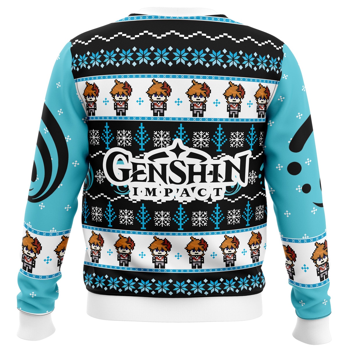 Tartaglia Childe Genshin Impact Ugly Christmas Sweater