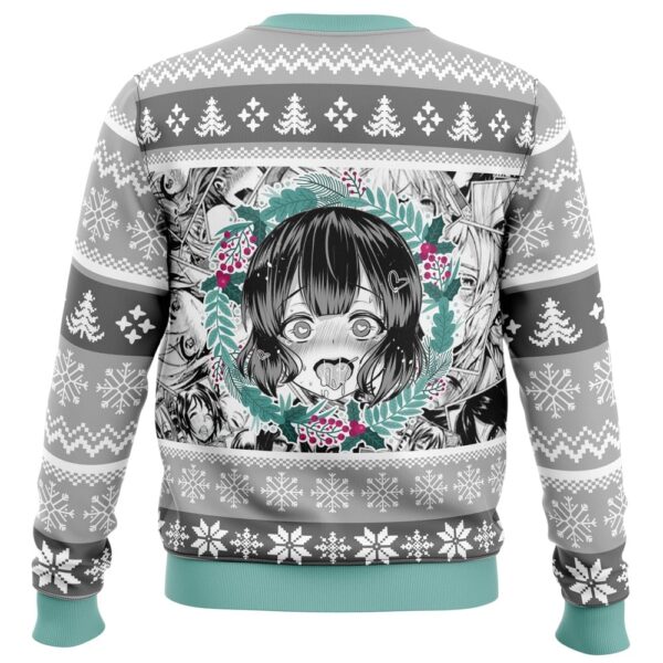 Christmas Anime Ahegao Ugly Christmas Sweater