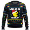 Christmas Arcade Pac Man PC men sweatshirt FRONT mockup.jpg