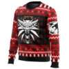 Christmas Monster The Witcher men sweatshirt SIDE FRONT mockup.jpg