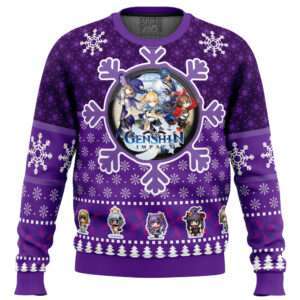 Christmas Quest Genshin Impact Ugly Christmas Sweater