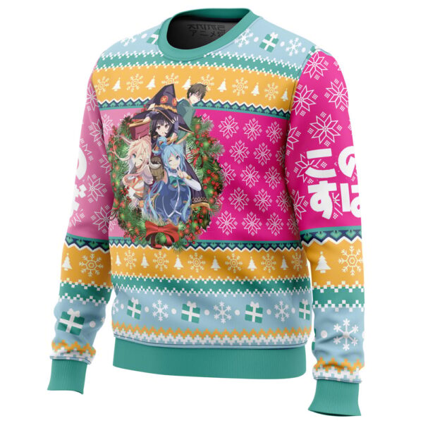 Christmas Spirit Konosuba Ugly Christmas Sweater