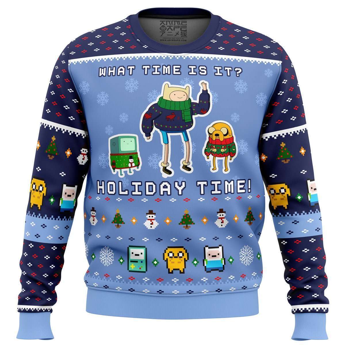Adventure Time Christmas Time Ugly Christmas Sweater