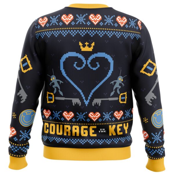 Courage is the Key Kingdom Hearts Ugly Christmas Sweater