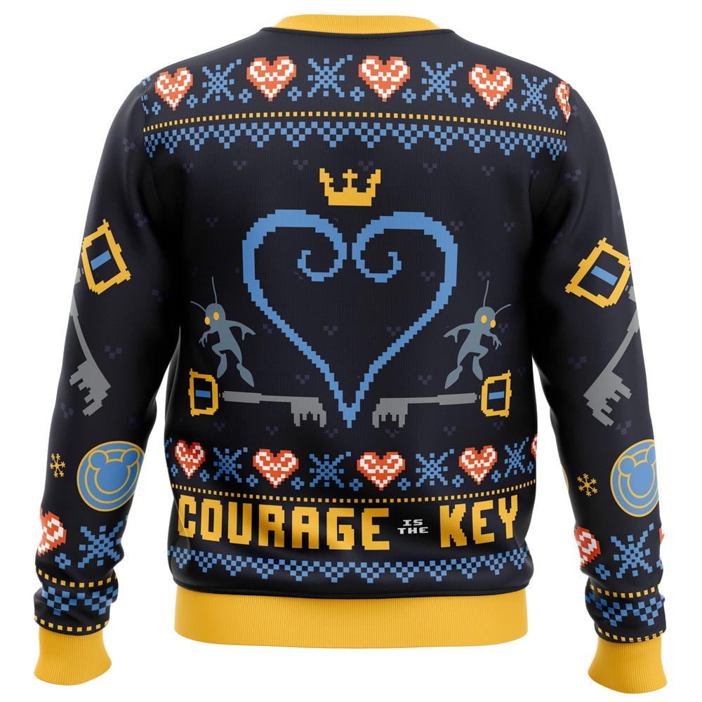 Courage is the Key Kingdom Hearts Ugly Christmas Sweater