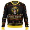 Hans Gruber Fall Nakatomi Plaza Die Hard Ugly Christmas Sweater