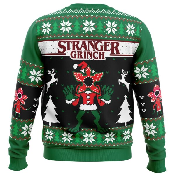 Demogorgon Stranger Grinch Stranger Things Ugly Christmas Sweater