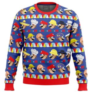 Do The Odyssey Super Mario Bros. Ugly Christmas Sweater