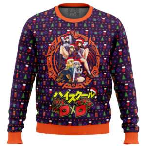 High School DXD Dreaming His Own Harem Ugly Christmas Sweater