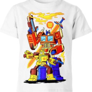 Optimus Prime and Bumblebee from Transformers Shirt