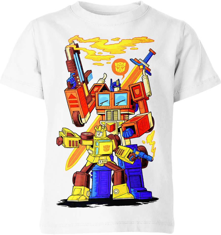 Optimus Prime and Bumblebee from Transformers Shirt