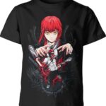 Power and Denji Chainsaw Devil from Chainsaw Man Shirt