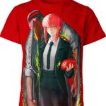 Makima and Chainsaw Devil from Chainsaw Man Shirt