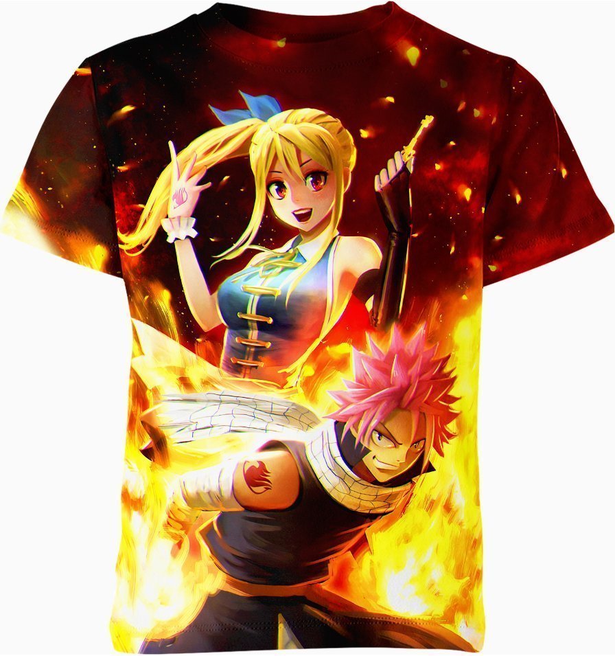 Natsu Dragneel and Lucy Heartfilia from Fairy Tail Shirt