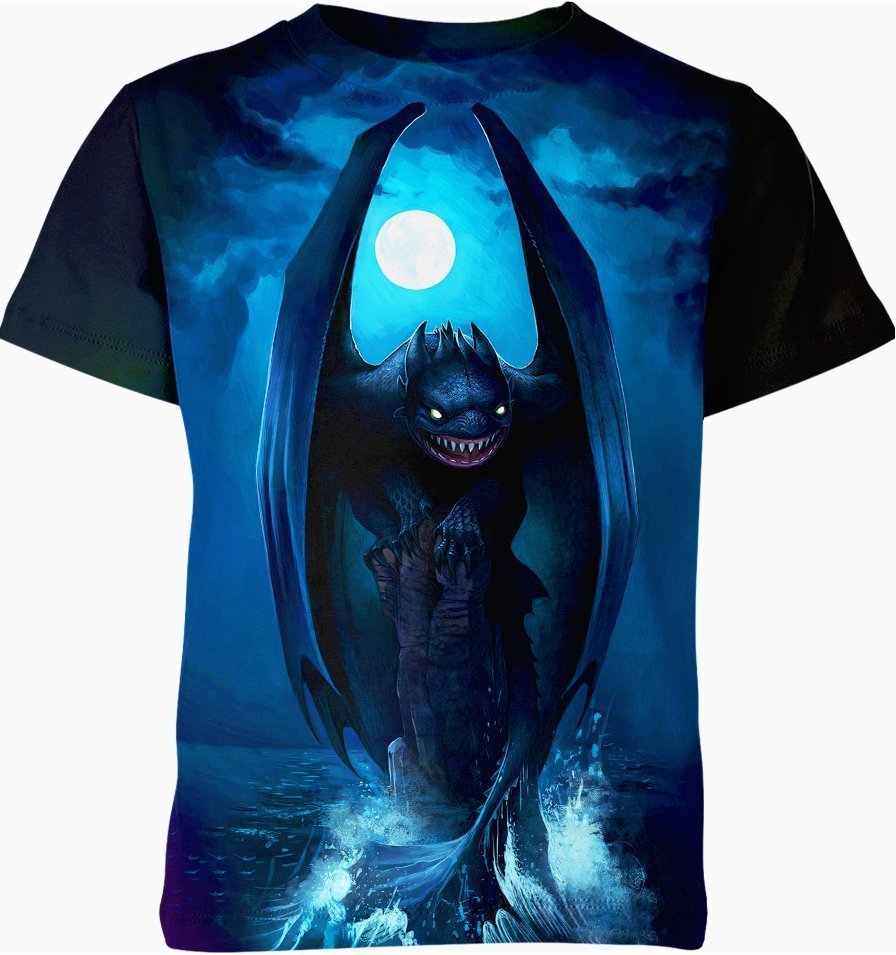 Toothless Night Fury from How to Train Your Dragon Shirt