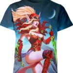 Valeera Sanguinar From Dota World Of Warcraft Shirt