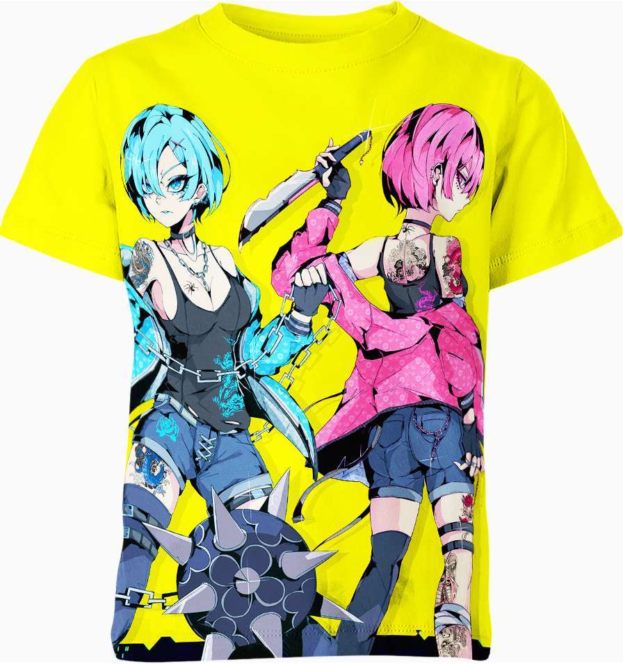 Rem And Ram From Re Zero Shirt