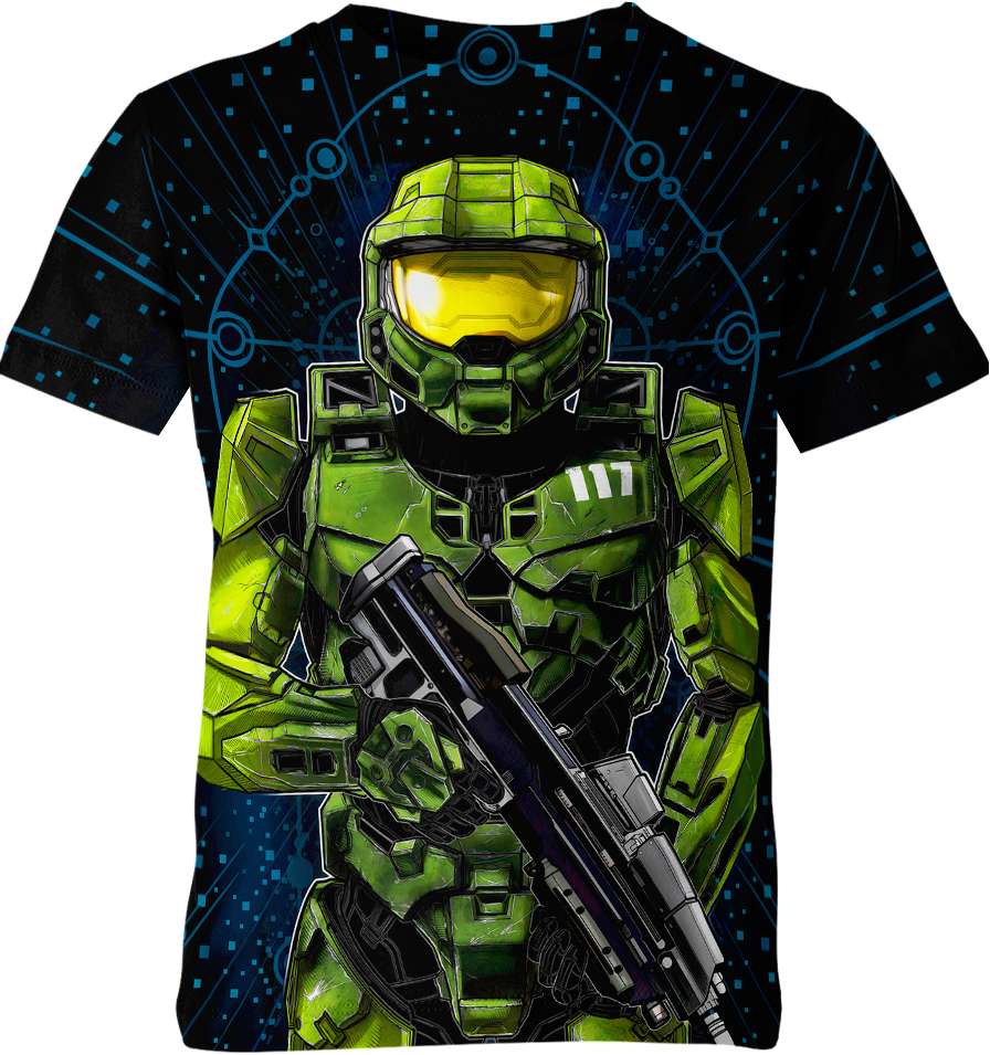 Master Chief From Halo Shirt