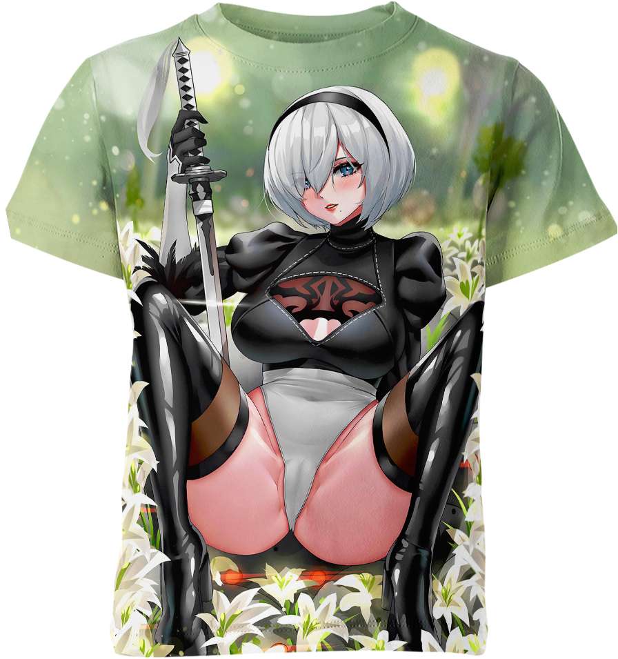 Nier Automata Hentai Ahegao Shirt