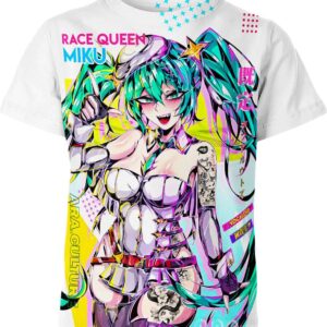 Hatsune Miku Racing Miku Vocaloid Shirt
